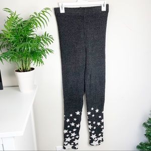 Garage Oh So Soft Gray Star Pajama Leggings